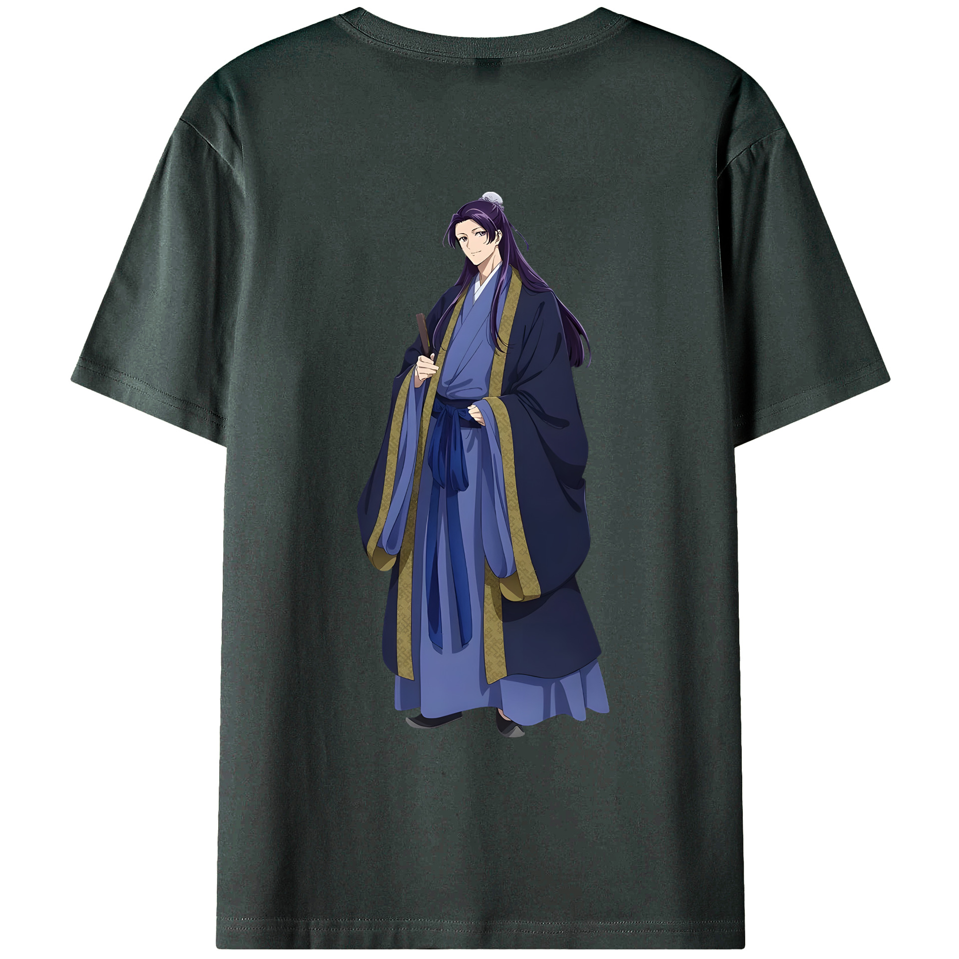 （画像用） 薬屋のひとりごと The Apothecary Diaries 綿100％ メンズ半袖Tシャツ（バックプリント） 通気性